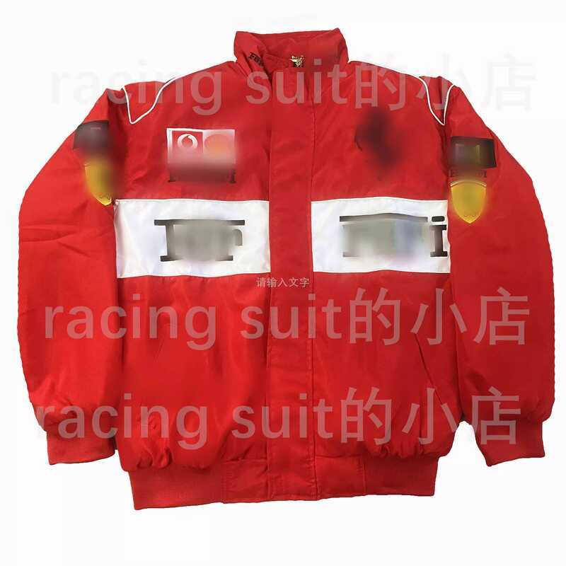F1 High-value Racing เสื้อผ้ารถจักรยานยนต์ผ้าฝ้ายเสื้อผ้าขี่จักรยานเสื้อผ้าปักเสื้อผ้าฤดูใบไม้ร่วงฤด