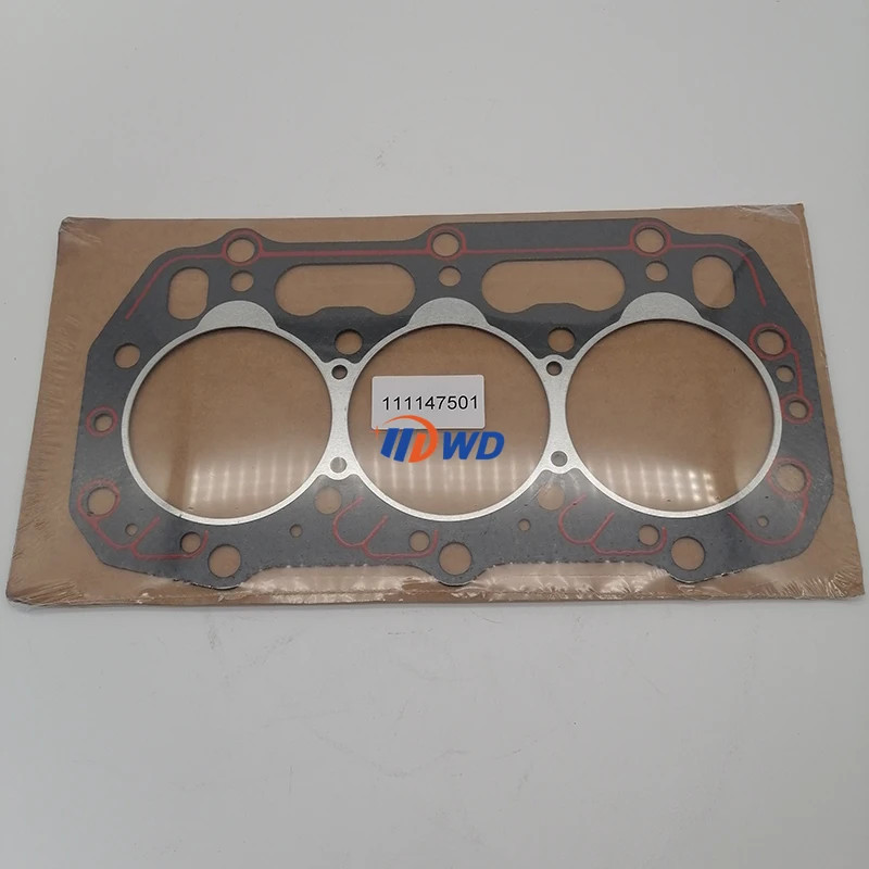 Cylinder Head Gasket 3 Cylinder 111147501 for Perkins 403D-15 403D-15T 403D-17 403C-15 Engine