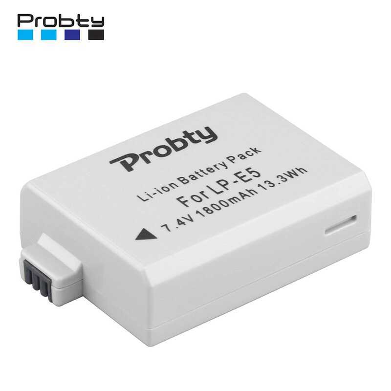 C 1800Mah Lp-E5 LP E5 Lpe5 Digital Camera Batteries For Canon EOS 450D 500D 1000D Rebel XS Xsi T1i