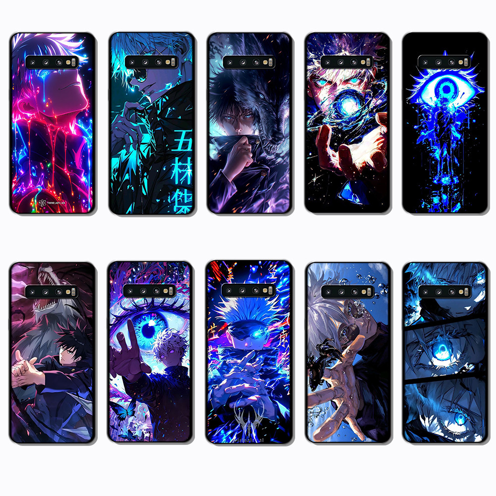 Samsung Galaxy S7 Edge S8 S9 S10 Plus S10E EB11 Jujutsu Kaisen Gojo Satoru อะนิเมะแฟชั่นเคสโทรศัพท์ส