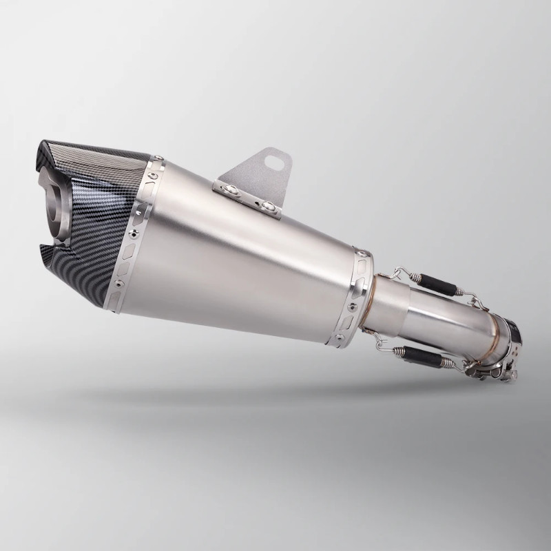 For zx25r ZX25RR Exhaust Muffler Escape Catalytic Delete Modified Middle Link Pipe