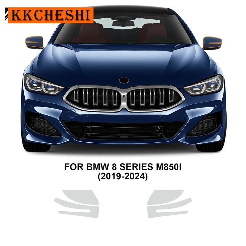 KUNGKIC for BMW M850i M840i 8 Series 2022-2024 Pre Cut Headlight Rearview Paint Protection Film Tra