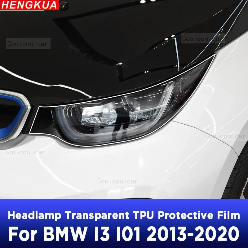 Car Headlight Protection Transparent Repair Anti-Scratch Protective Film TPU Stickers For BMW I3 I0