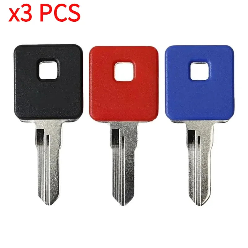 3Pcs New Blank Key Motorcycle Replace Uncut Keys For Harley Sportster XL883 883C 883N 883L 883R XL1