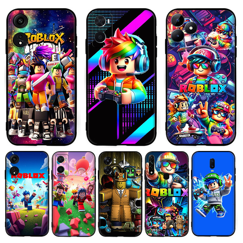 D + 8 การ์ตูนอะนิเมะ roblox สําหรับ OPPO A57E A58 A58X A59F1s A60 A74 A76 A77F3 A78 A79 TPU ซิลิโคนส