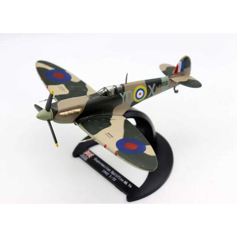 C New 1/72 Ermarine Spitfire Mk Vb 141 UK Diecast And Plastic Alloy Simulation Model Aircraft For C