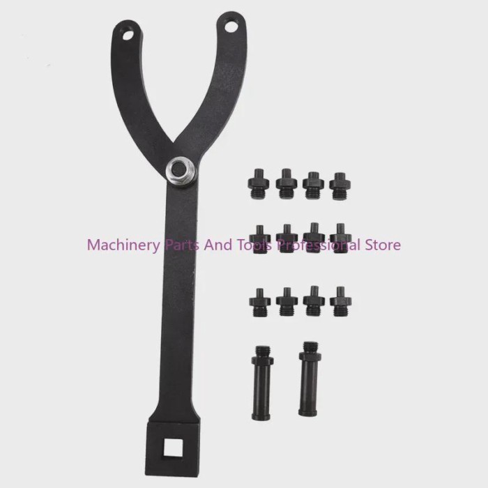 1/2 Inch Dr Adjustable Variable Pin Spanner Wrench Tool Pulley Puller Remover