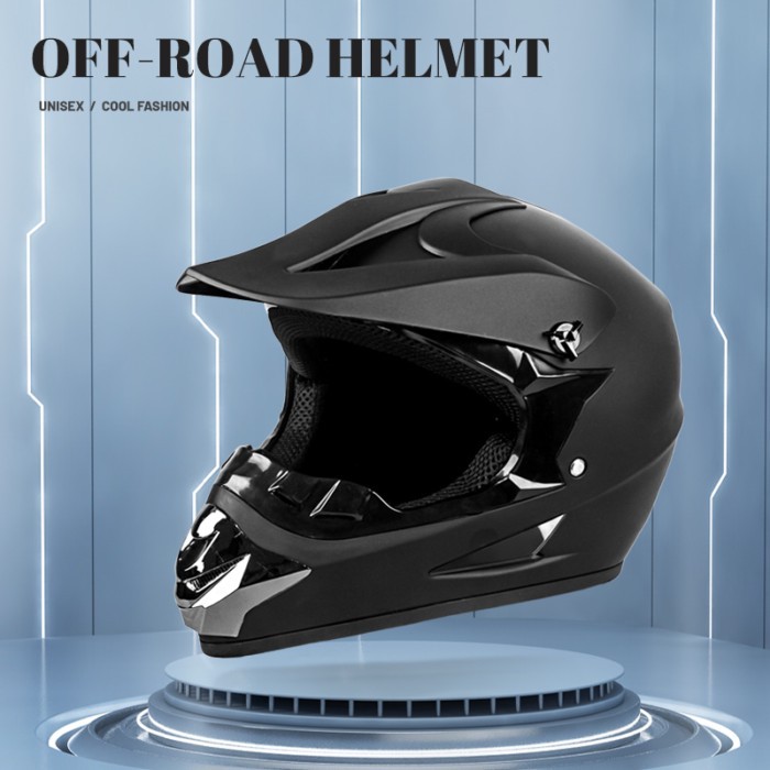 UCHOOSE Motorcycle Helmet Shark Motocross Off-Road Helm Children Moto Bike Accessories ATV Capacete