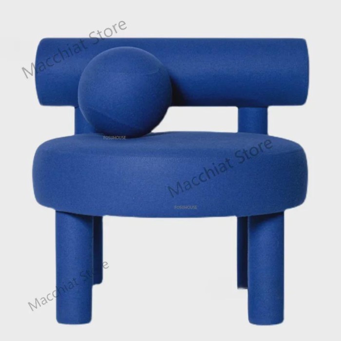 Flannel Living Room Chair    Minimalist Furniture Creative cafe Leisure household Backrest Single S