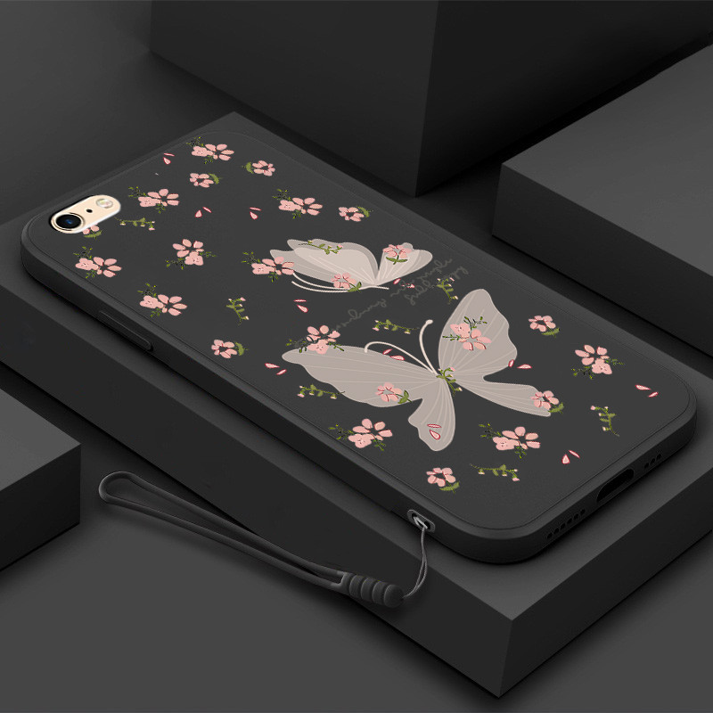 ป้ายแบรนด์แฟชั่น OPPO CHP2219 CPH2223 CHP2365 CPH1912 CPH2083 เคสโทรศัพท์ ผีเสื้อสวย