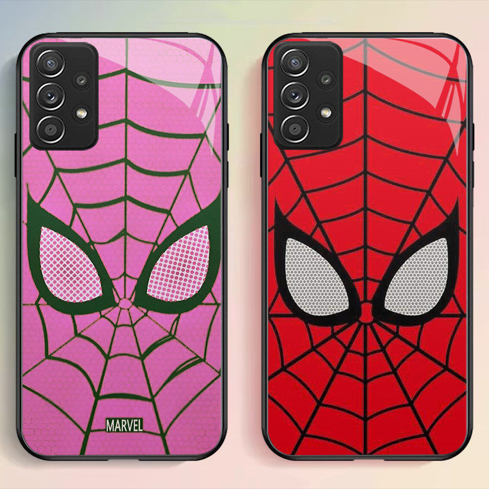 G-68 Spider man HD แก้วสําหรับ Samsung A52 A23 A52S A13 A73 A33 A72 A32 A53 5G กรณี