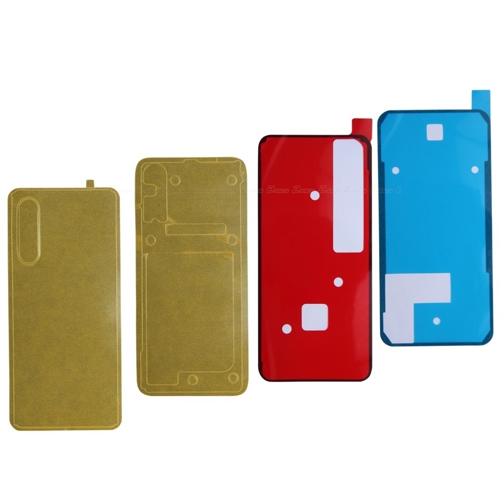 สําหรับ Xiaomi Mi 8 9 9T หมายเหตุ 10 10S Pro Lite A3 CC9 CC9e CC9Pro ฝาครอบด้านหลังกาวสติกเกอร์เทปกา