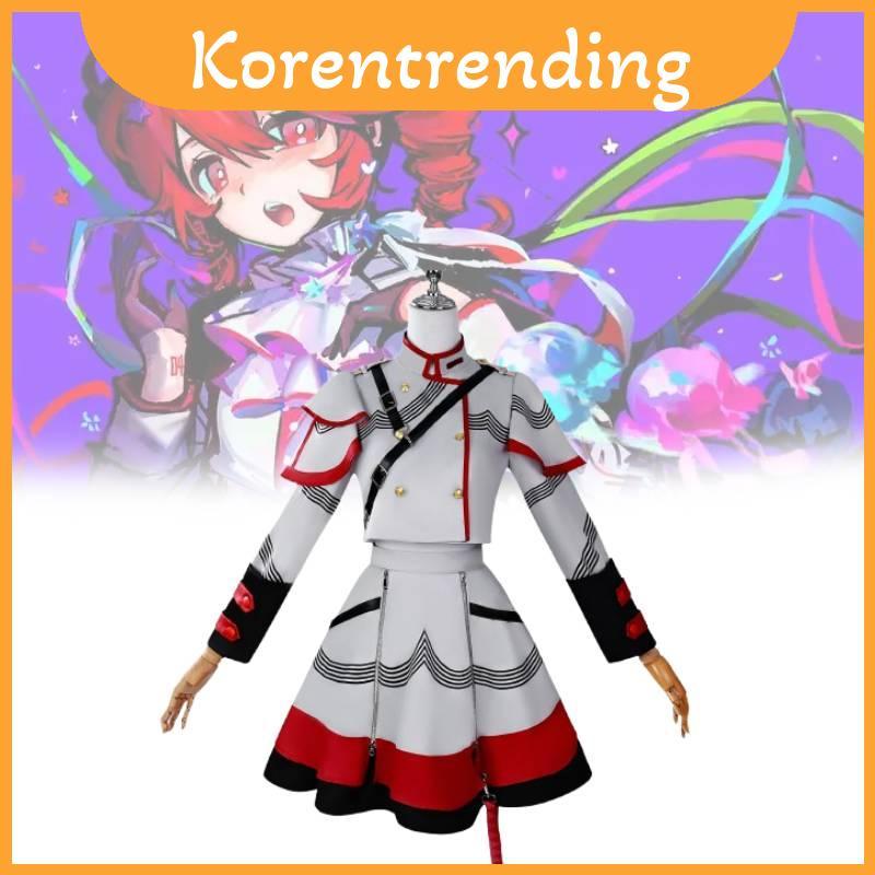 เครื่องแต่งกายสำหรับคอสเพลย์ Reona Idol Virtual ผลิตด้วยโพลีเอสเตอร์คุณภาพสูง สําหรับแฟน ๆ อนิเมะ