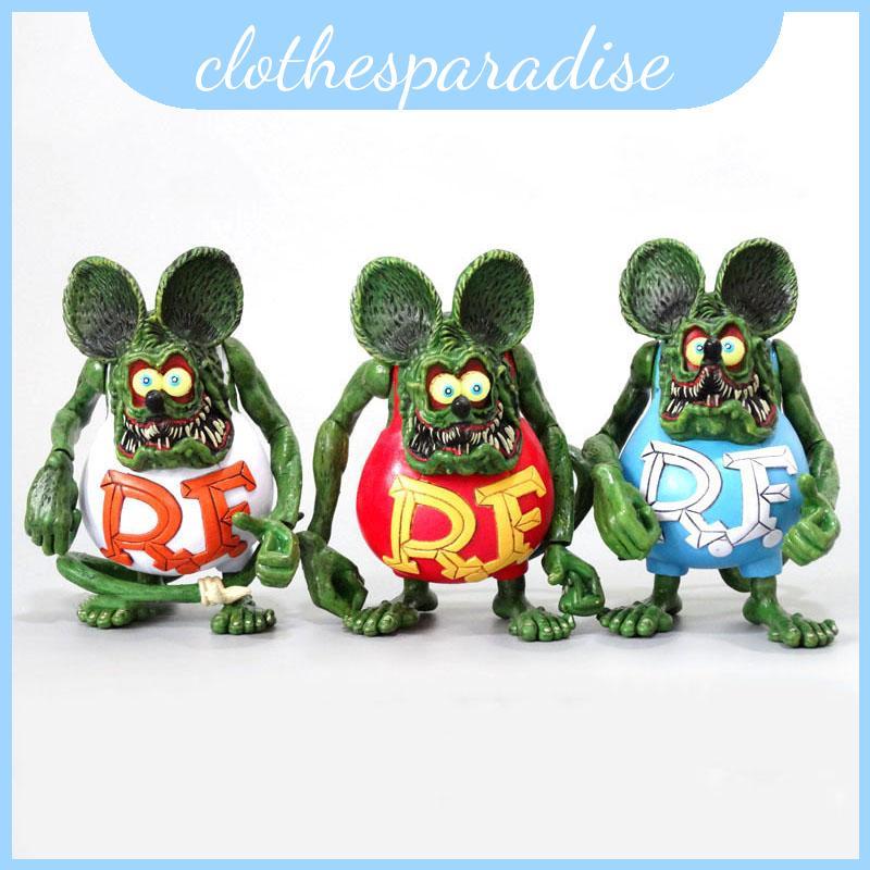 Fink Rat Cute Pvc Action Figure Model เหมาะสําหรับเด็กและของขวัญตกแต่ง