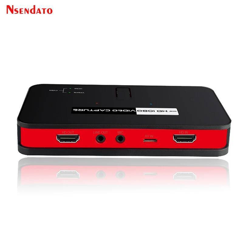 Ezcap 284 HDMI Game Video Capture 1080P HDMI AV/Ypbpr Video Capture Card Recorder กล่องเป็น USB Disk