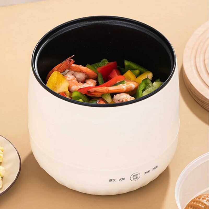 C Mini Rice Cooker 1.8L Non Stick Smart Electric Rice Cooker For Grain Soup Porridge Stews