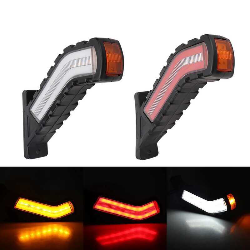 C 12-24V Trailer Side Marker Lights Wing Water Turn Signal Lamp Universal Car External Lights Van P