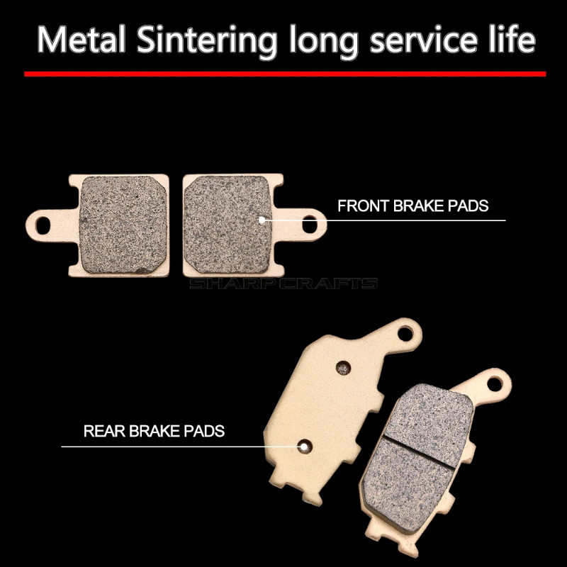 Z1000 Motorcycle Front And Rear Brake Pads For Kawasaki Z 1000 B7F/B8F/B9F ZR1000 ABS C7F/C8F/C9F 2