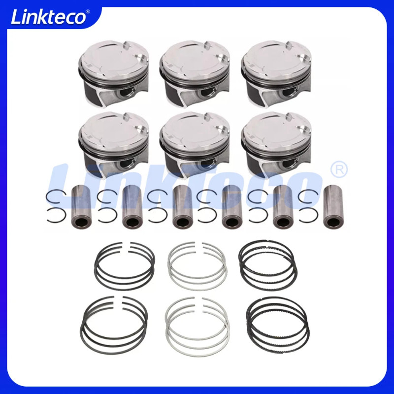 Engine part STD 11:1 Pistons & rings Set Fit 3.0 T B58B30 For 15-21 3.0T BMW M140i M240i 340i 440i