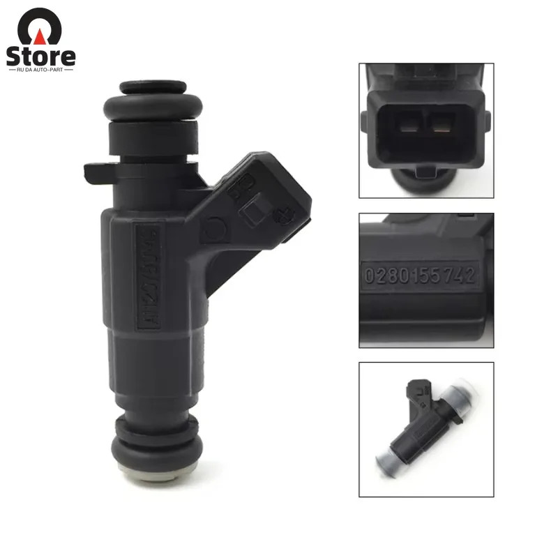 6pcs 0280155742  Auto Parts  Fuel Injector  for Mercedes-Benz C280 E320 2.8 3.2 V6