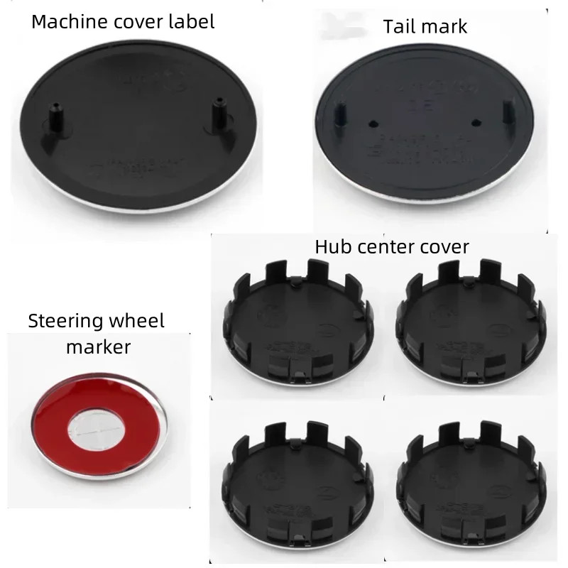 7PCS car front and rear cover badge logo BMW 50th Anniversary Edition E36 E46 E53 E90 E60 E93 E87 G