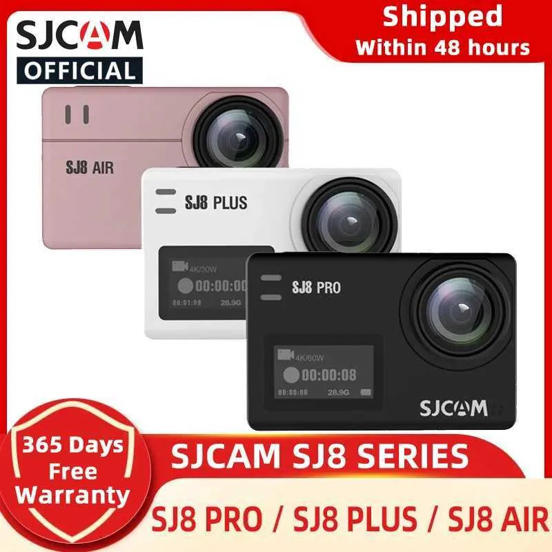 SJCAM SJ8 Series Action กล้อง SJ8 pro 4K 60FPS SJ8 PLUS 4K SJ8 AIR 1296P Wifi 233 หน้าจอสัมผัสกันน้ํ