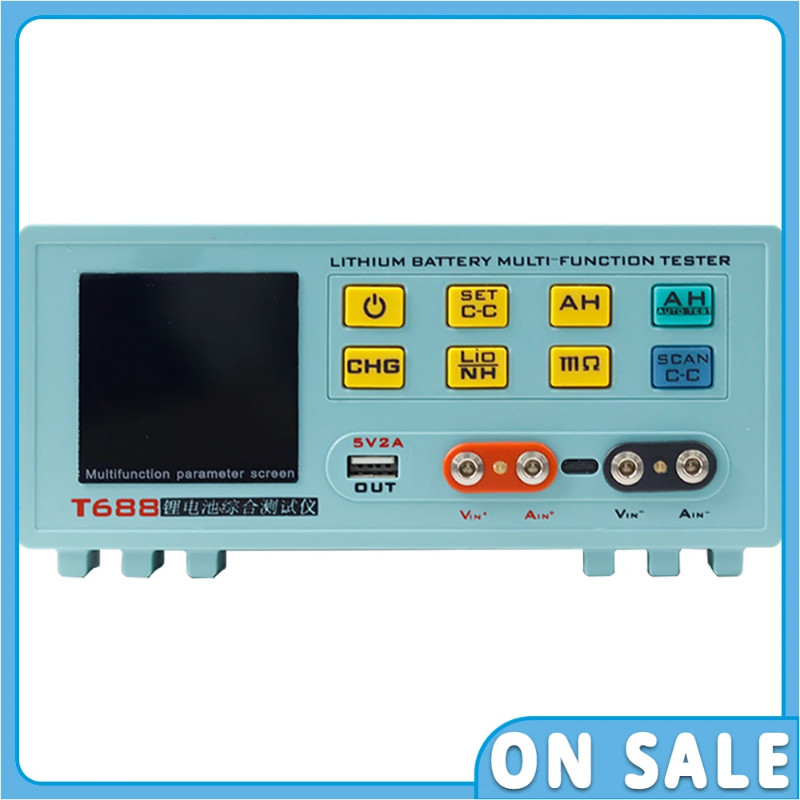 SUNKKO T-688 0-36V-84V Lithium Battery Group Multi-function Tester for Internal Resistance/Voltage/