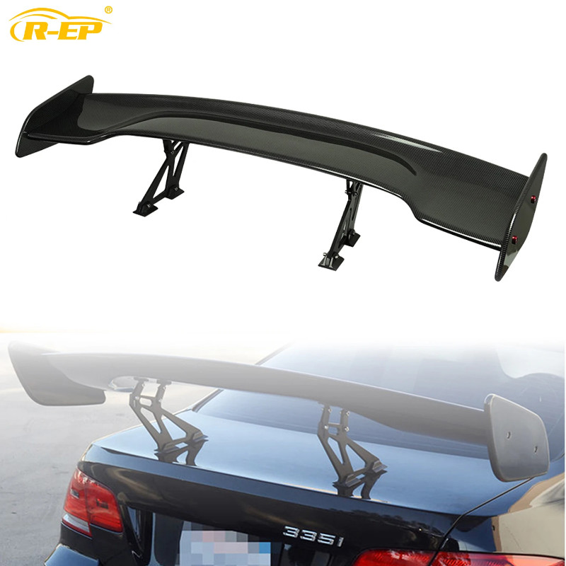Tuning Car Spoiler Universal Fit for E46 E90 E36 Corolla Civic ABS Material Carbon Fiber Racing Sed