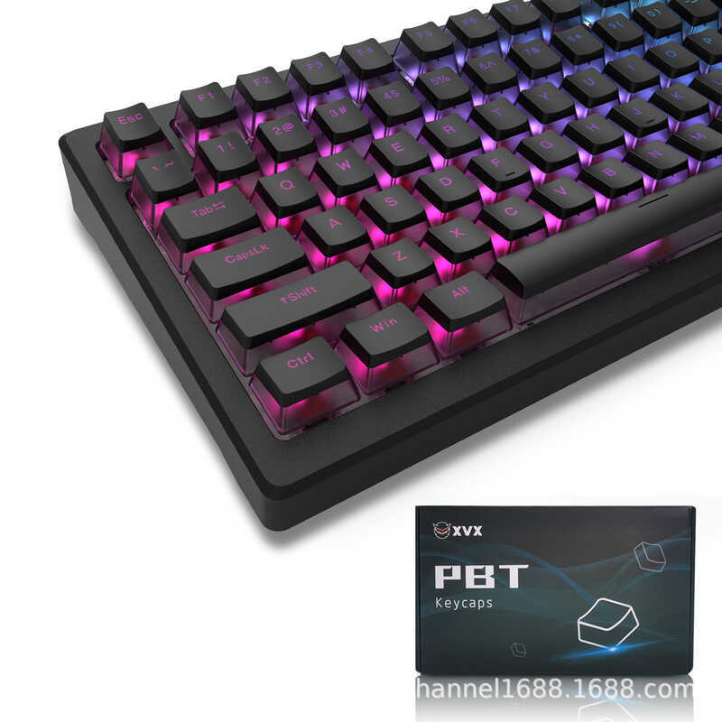 พุดดิ้ง Keycap ความสูงในประเทศ Keycap ปุ่มกดสองสี pbt Keycap 165 Pudding Keycap โรงงานที่ไม่ซ้ํากัน 