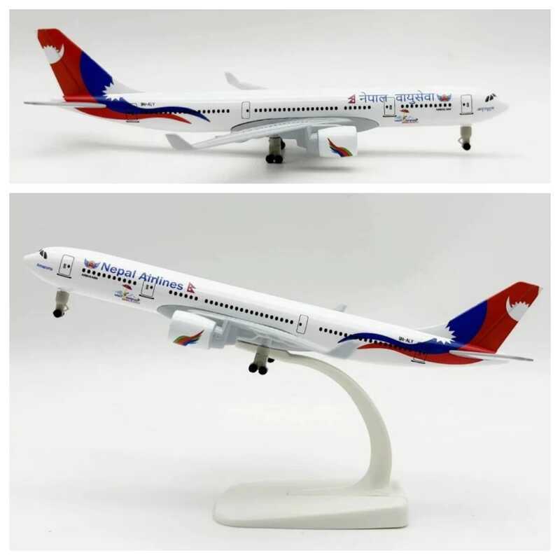 C For AIR Nepal Aires A330 Model Airplanes 20Cm Alloy Aviation Plane Model With Landing Gear Collec