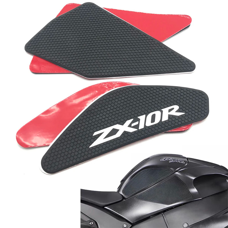 For KAWASAKI Ninja ZX10R ZX-10R 2011-2019 Motorcycle Anti Slip Sticker Tank Traction Pad Side Knee