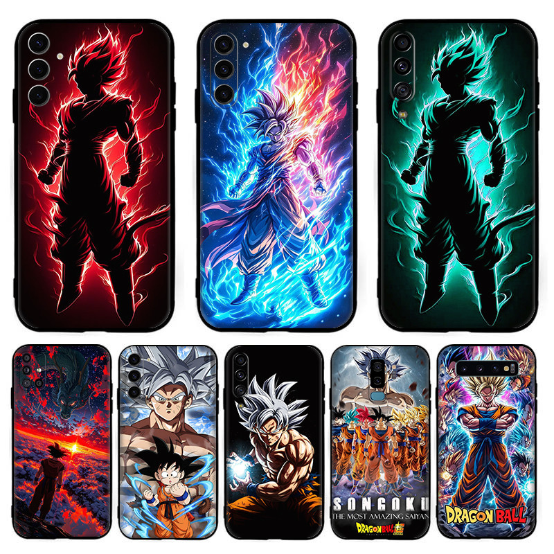 SAMSUNG D + 2 Cartoon Anime Dragon BallสําหรับSamsung A54 5G A55 A60 A70 A71 A72 A73 F62 TPUซิลิโคนส