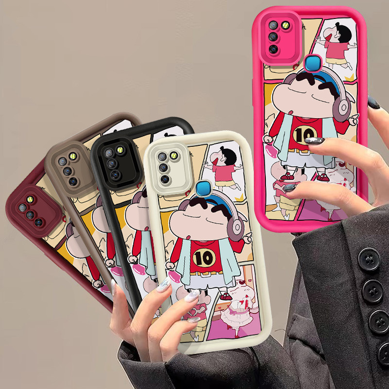 การ์ตูนน่ารักกีฬาสไตล์ Crayon Shin-chan เคสโทรศัพท์สําหรับ Infinix X650B X655F X655C X657B X657C X66