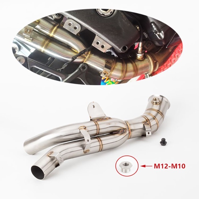 For Yamaha R1 2009-2014 YZF-R1 YZF R1 Escape R1 Pipe Motorcycle Exhaust Link Pipe R1 exhaust R1 muf