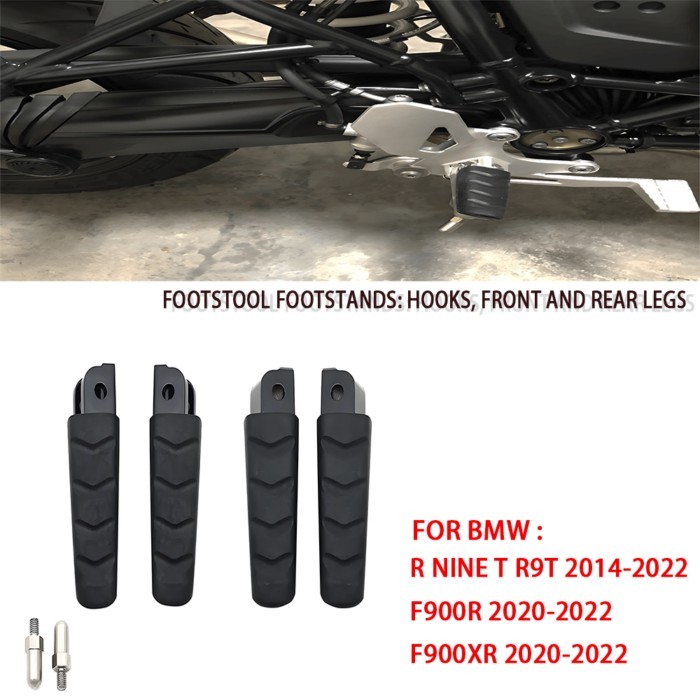 Motorcycle Pegs Rest Rear Footrests For BMW F900R F900XR 2020-2024 R NINE T R9T R12 NineT 2014-2025