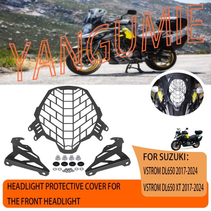 For SUZUKI V-STORM 650 DL650 Vstrom 650 Vstrom650 Headlight Guard Protector Grille Cover Motorcycle