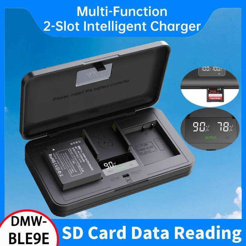 C Dmw-Blg10 BLEE Battery Charger For Gf5 Gf3 Gf6 Gx7 Dc-Gx Gx80 Dmc-Lx100/Lx100m2//Tx1 G100 G110 Le
