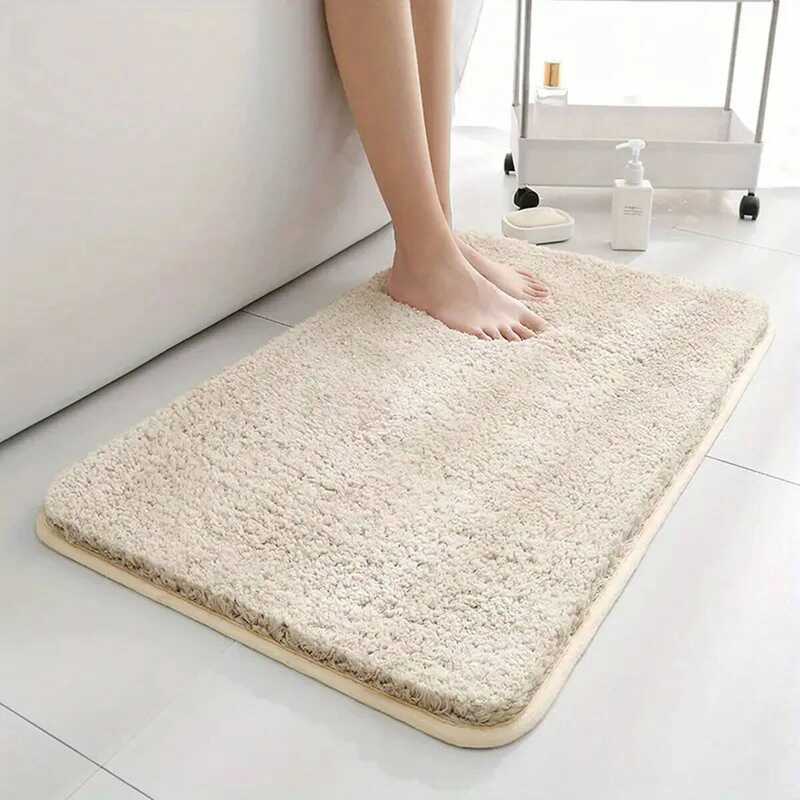 C C Water Absorbtion Anti Slip Bathroom Mat Thickened Bathroom Carpet Long Carpet Machine Washable