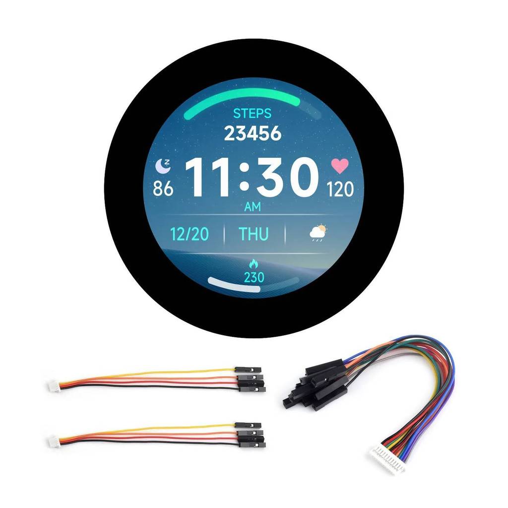 Waveshare RP2350 บอร์ดพัฒนาแสดงผลทรงกลม 2.8 นิ้ว 480480 อ้างอิงจากอินเทอร์เฟซ Raspberry Pi RP2350B R
