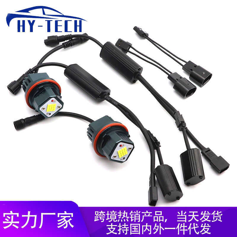 เหมาะสําหรับ BMW E87 E39 E60 E61 E63 E64 E53 ไฟหน้า LED พร้อมถอดรหัส Angel Eye Light