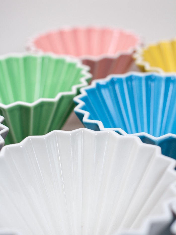 ชุดกาแฟ V60 Origami ถ้วยกรองในประเทศมือชงกาแฟกรองถ้วยเซรามิค 155 S ORIGAMI