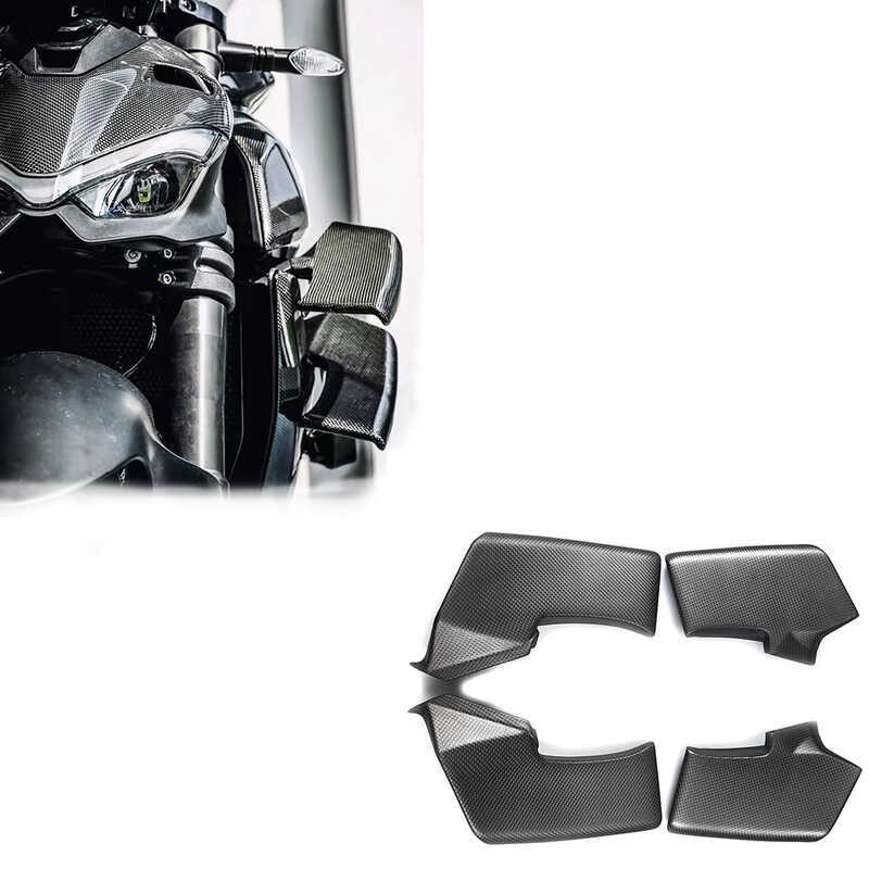 เหมาะสําหรับ Ducati Streetfighter V2 Ducati Streetfighter V4 V4S ดัดแปลงคาร์บอนไฟเบอร์ปีกลมคงที่