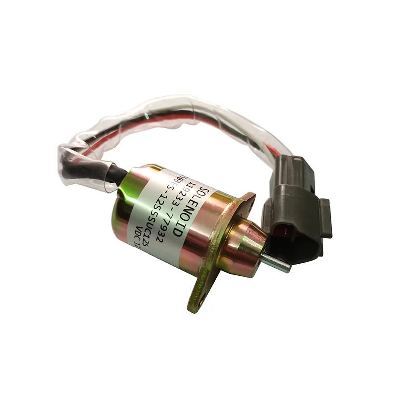 119233-77932 Fuel Shut Off Solenoid Yanmar 1503ES-12S5SUC12S Replace Woodward M810324 for John Deer