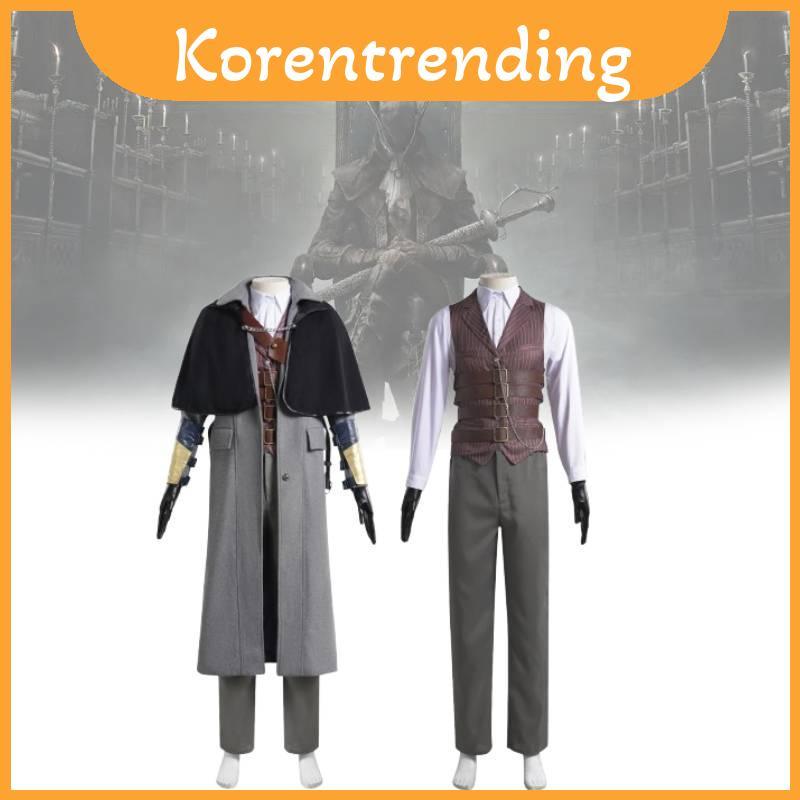 ชุดคอสเพลย์ Gehrman Bloodborne Hunter สำหรับเกมและการจัดงานอนิเมะ พร้อมประสบการณ์การสวมใส่ที่สบาย