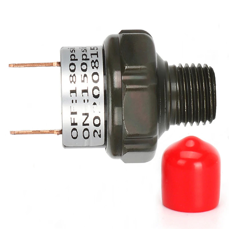 150-180PSI Good Air Suspension Compressors Air Pressure Switch Tank Mount Thread 1/4" NPT 12V/24V F