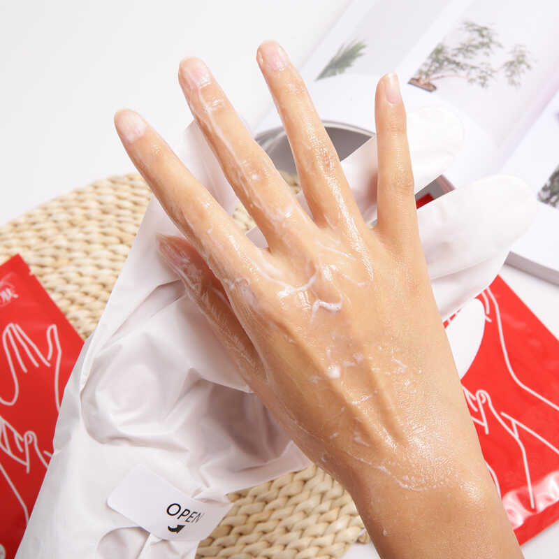 Nefu Goat Milk Extended Foot Mask Hand Mask Soft Moisturizing Foot Mask Foot Care Leg Mask