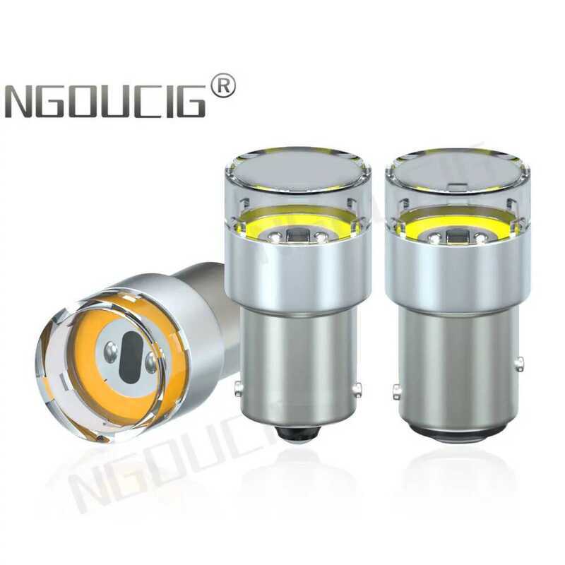 C NGOUCIG 12V 24V R5w Led Bulb P21w 1156 Lamp 1157 Ba15s P21/5W Bay15d Strobe Flash Flashing Brake