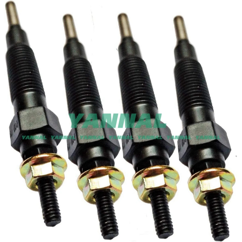 New 4 PCS Glow Plug 32A66-04101 32A6604101 For Mitsubishi S4S Engine