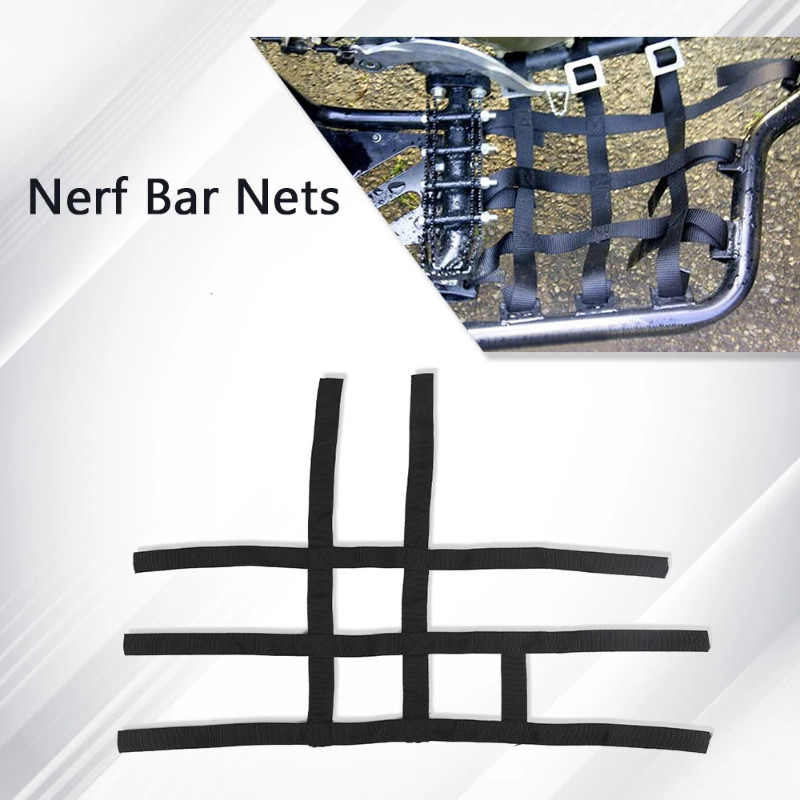 For Arctic Cat 2004 2005 2006 2007 2008 DVX400 DVX 400 1999-2008 Nerf Bar Nets Waterproof Nylon ATV