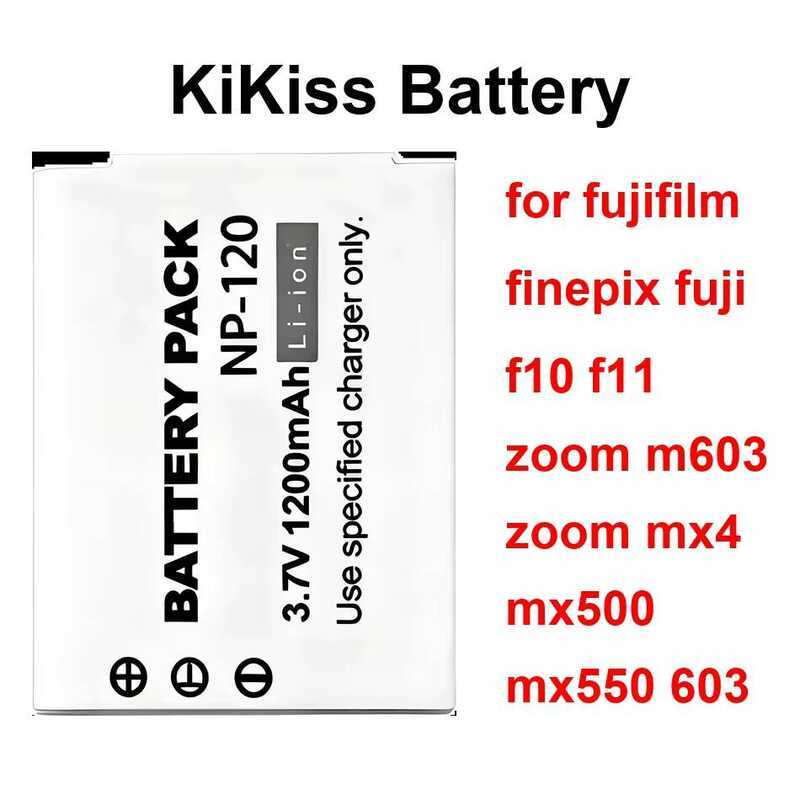 1200-2500Mah Fnp-120 NP-120 For Fujifilm Finepix Fuji F10 F11 Zoom M603 MX4 MX500 MX550 603 Battery